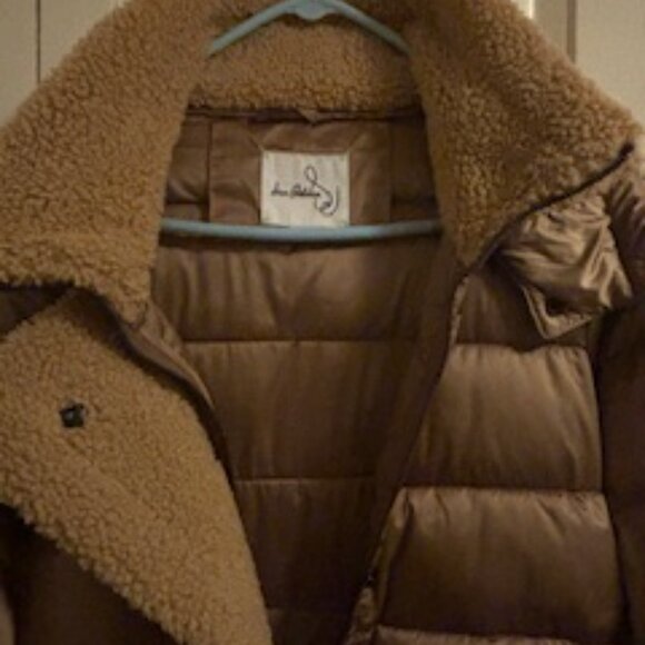 Sam Edelman Faux Shearling Puffer Coat - Picture 3 of 3